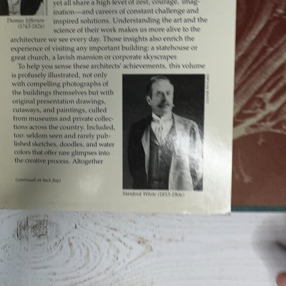 Three Centuries of Notable American Architects HC 1981 Illustrated Architecture - Picture 4 of 14